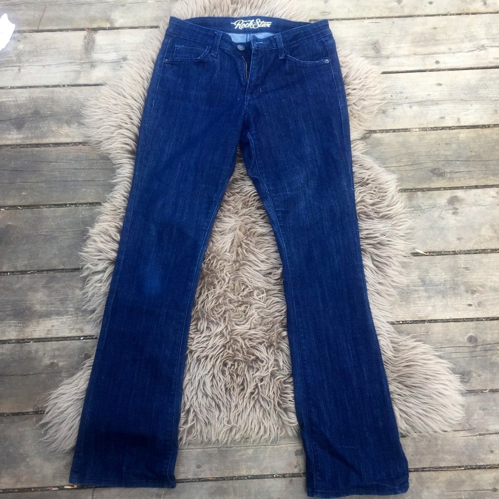 Old Navy 'the Rock Star' dark wash jeans - size 8R